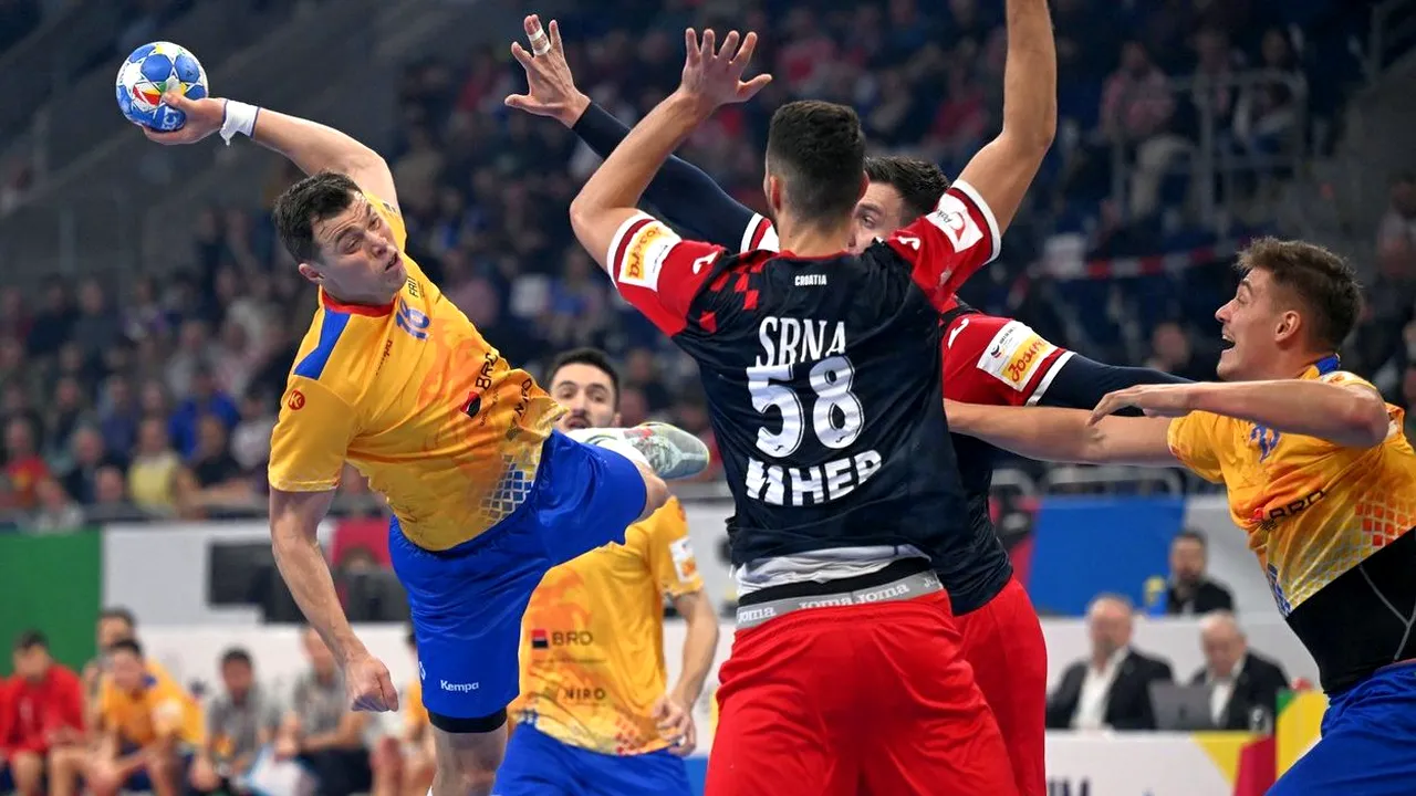 România, out de la Campionatul European de handbal masculin! Tricolorii au pierdut și meciul contra Croației