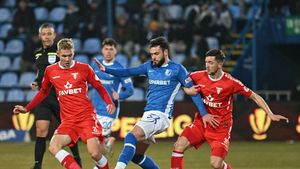 Farul Constanța - UTA Arad 1-1, în etapa cu numărul 22 din Superliga. Final spectaculos de meci, două eliminări și multe ocazii ratate de gazde