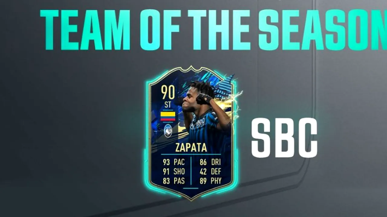 Duvan Zapata în FIFA 21! Cerințe SBC, recompense și recenzia completă a cardului