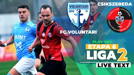 FC Voluntari bifează primul succes în play-off, la debutul lui Florin Pîrvu ca ”principal”. A învins Csikszereda, iar printre marcatori s-a numărat și Adam Nemec