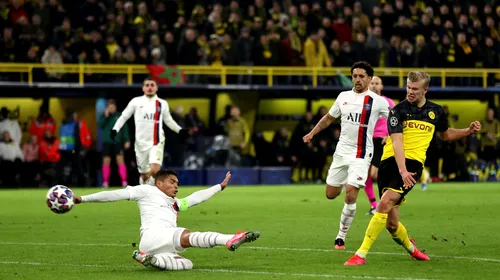 PSG – Dortmund 2-0. Francezii sunt în sferturile Ligii Campionilor. Neymar a deschis drumul spre calificare