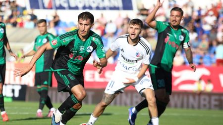 FC Botoșani – Corvinul 0-0, în etapa 4 din Superligă. Un cartonaș roșu, două bare și multe alte ocazii ratate