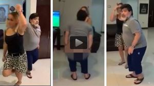 Diego Armando Maradona, așa cum nu l-ai mai văzut niciodată! A rămas dezbrăcat în fața camerei video și imaginile au devenit virale | VIDEO
