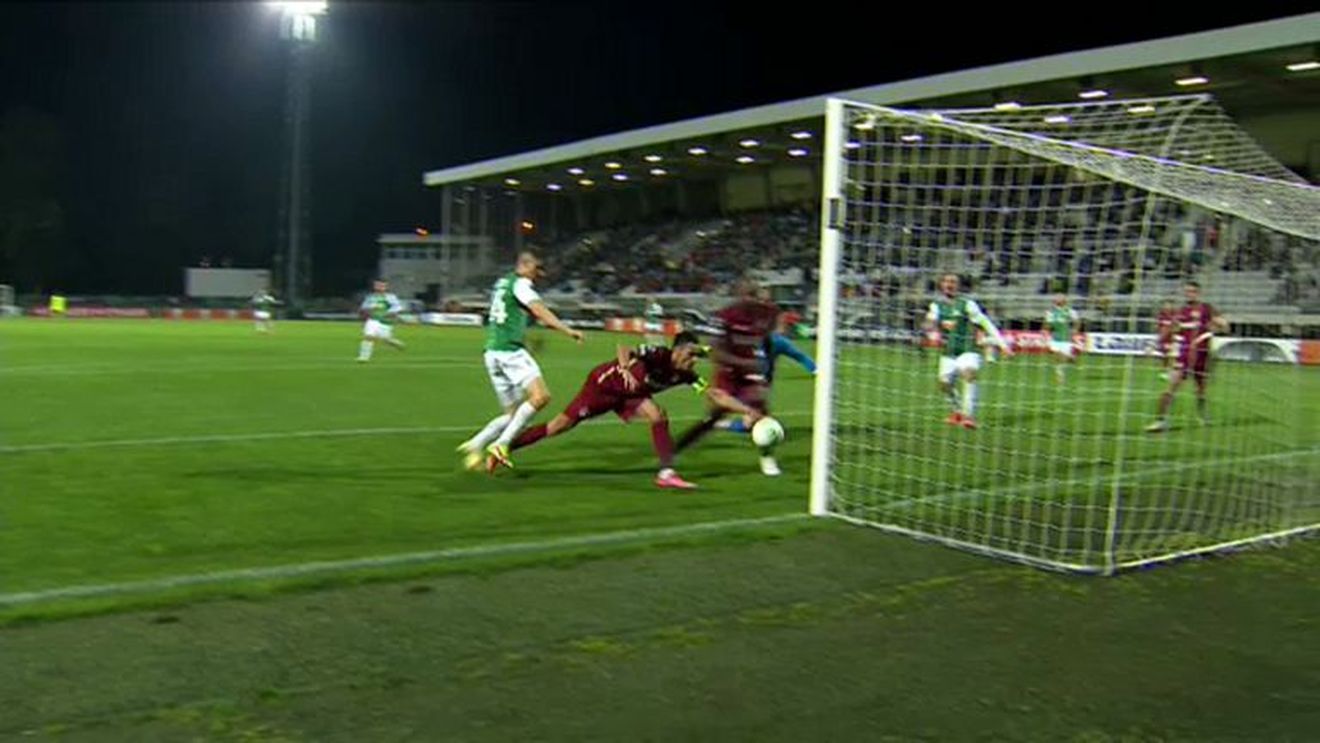 Mario Camora, subiect de amuzament în Marca, după Jablonec - CFR Cluj. „Demn de comedie! Cel mai nebun penalty văzut vreodată”