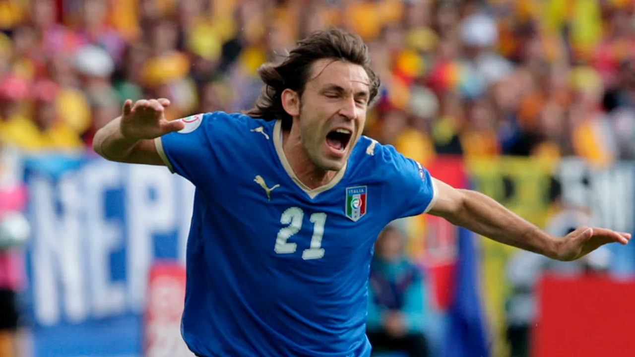 Pirlo, omul meciului România-Italia