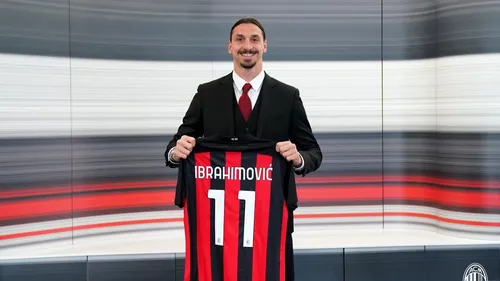 La aproape 40 de ani, atacantul Zlatan Ibrahimovic mai joacă încă un an la AC Milan! Ce salariu va primi suedezul