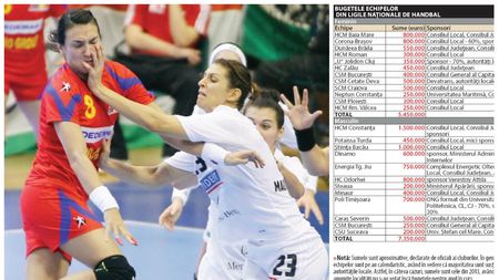 Handbalul românesc - 24 de echipe și un buget total de 12,8 milioane de euro. Sponsor principal e statul român