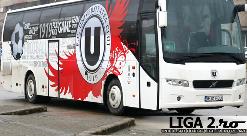 Autocar de lux pentru U Cluj