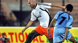 Zidane a participat un meci de binefacere în Brazilia