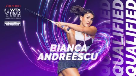 Turneul Campioanelor 2019 | Tot ce trebuie să știi despre Bianca Andreescu: mezina competiției de la Shenzhen "a rupt" hard-ul în acest an, urcând aproape 150 poziții în WTA