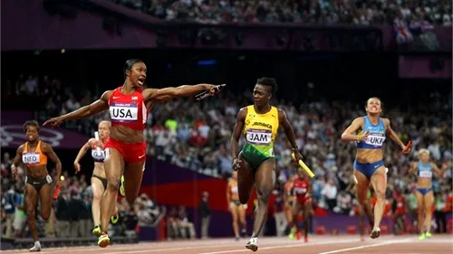 SUA, AUR și record mondial la ștafeta de 4x100m!** Jamaica nu a avut nicio șansă