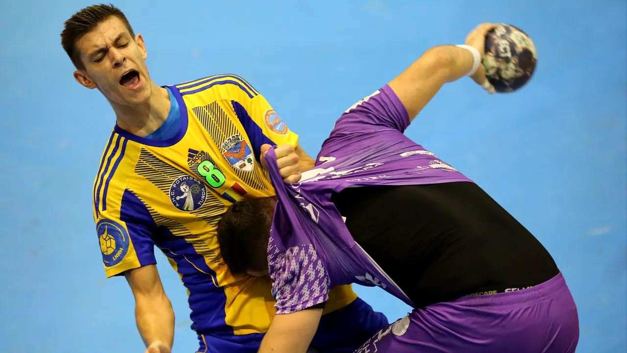 Potaissa Turda a pierdut la 8 goluri diferență cu Valur Reykjavik, în prima manșă a semifinalei Challenge Cup. 