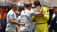 În lacrimi! Thibaut Courtois s-a accidentat și a început să plângă pentru că a fost schimbat în minutul 71 al meciului Spania – Belgia