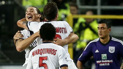 Ibrahimovic a lovit din nou! VIDEO: A reușit un nou super gol. Fanii lui Anderlecht l-au aplaudat în picioare