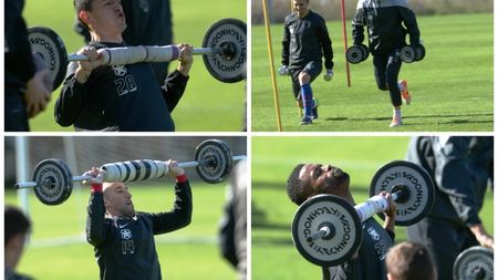 FOTO - Reghecampf întărește atacul și apărarea. La propriu! Latovlevici, recordmanul zilei: "Vreau să vă văd dinții!"