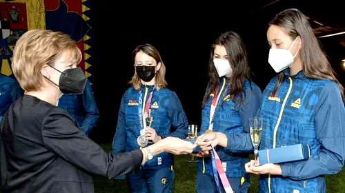 Canotorii medaliați la Jocurile Olimpice, premiați de Familia Regală a României la Palatul Elisabeta | FOTO