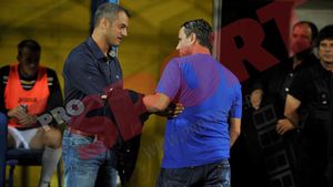 Reghecampf, mulțumit de atitudinea rezervelor cu Mediaș: "Avem o echipă foarte puternică!" Filip, șanse mari să fie titular cu Legia Varșovia