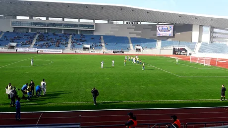 Debut cu stângul pe noul stadion din Târgu Jiu pentru Viitorul Pandurii.** Cristian Lupuț: 