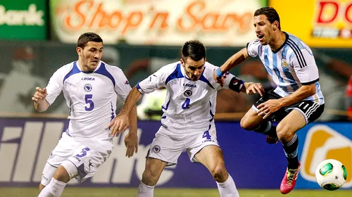 Argentina – Bosnia, scor 2-0, într-un meci amical
