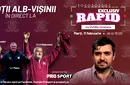 „EXCLUSIV RAPID” cu Leo Toader, Ion Manu și Rică Răducanu începe la ora 16:00 în direct pe YouTube – ProSport!