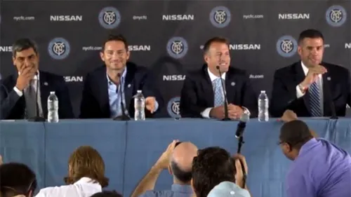 OFICIAL | Frank Lampard a fost prezentat la New York City FC. Englezul va fi coleg cu spaniolul David Villa