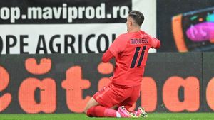 David Miculescu renaște! A marcat în FCSB - Sepsi | VIDEO