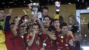 Spania domină fotbalul european la toate categoriile!** Ibericii au câștigat CE U19 după ce au învins Grecia