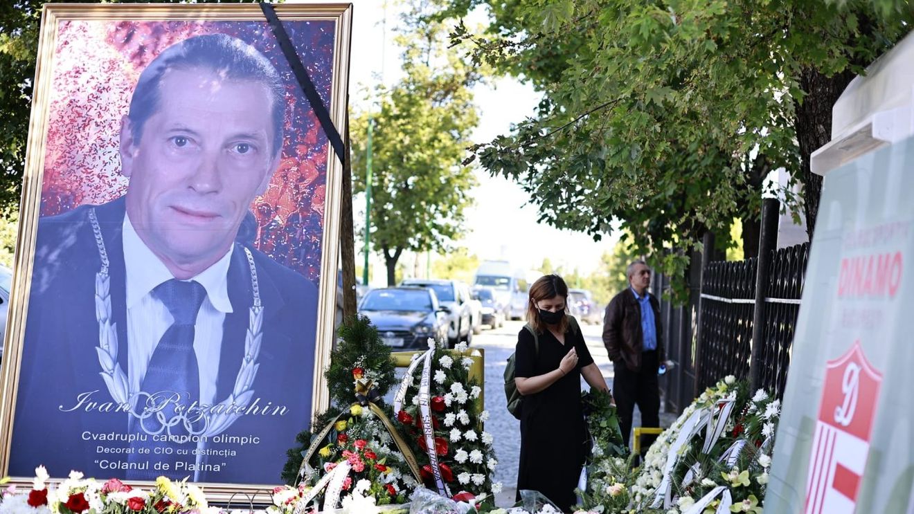 Zeci de coroane depuse în memoria lui Ivan Patzaichin, la Clubul Sportiv Dinamo! Personalități importante au venit să-și ia rămas bun de la marele campion | FOTO+VIDEO