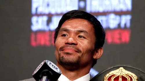 Manny Pacquiao candidează la președinția statului Filipine: „Întotdeauna am fost un luptător”