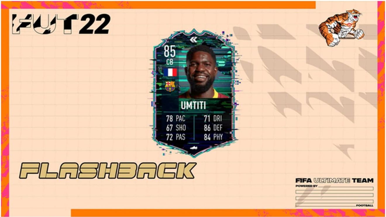 Flashback Samuel Umtiti în FIFA 22! Producătorul le oferă jucătorilor un super card de fundaș central din o altă ediție FIFA