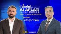 „Ai Aflat! cu Ionuț Cristache” începe marți, 28 aprilie, de la ora 15.00, live pe Gândul. Invitat: Petrișor Peiu