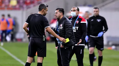 Cosmin Contra pune tunurile pe arbitraj. „Dinamo nu e dorită în play-off! Sper să fie doar greșeli omenești!”