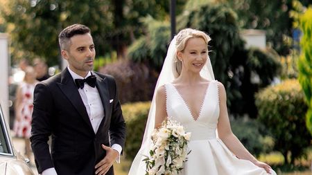 Sandra Izbașa s-a căsătorit religios! Fosta gimnastă a arătat spectaculos în rochie de mireasă | FOTO