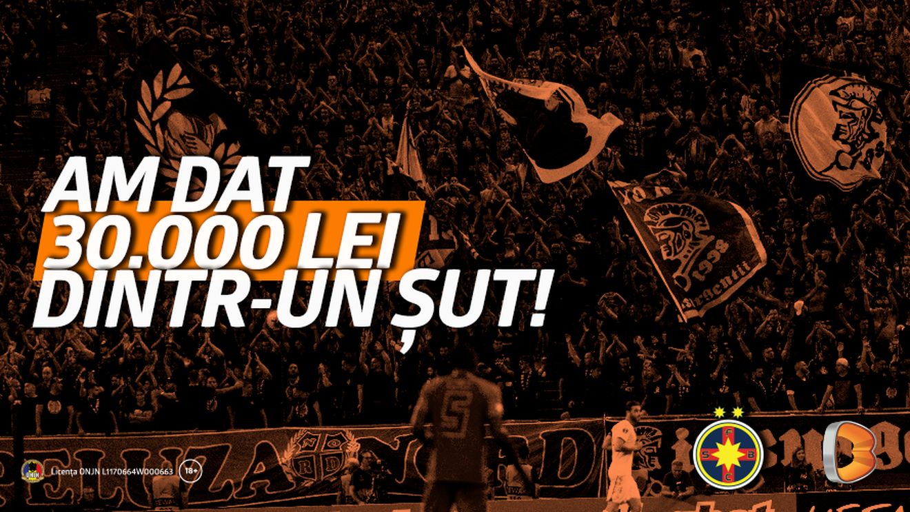 Cum a reusit un fan roș-albastru să câștige 30.000 lei la meciul favoriților
