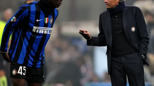 Balotelli - Mourinho, o relație cu totul și cu totul aparte! Ce i-a transmis italianul lui 