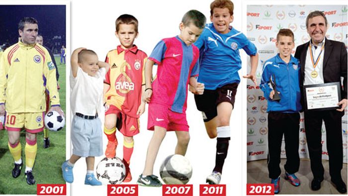 A fost tot Gala Hagi!** Familia celui mai bun fotbalist român s-a aflat în centrul atenției: Ianis și-a premiat tatăl, apoi și-a exersat relația cu publicul