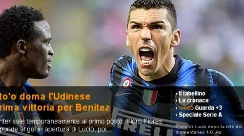 VIDEO** Chivu titular, Benitez la prima victorie cu Inter!