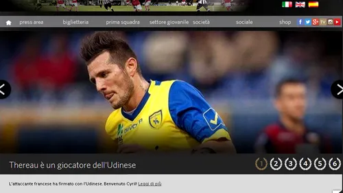 OFICIAL | Cyril Thereau este noul jucător al lui Udinese 