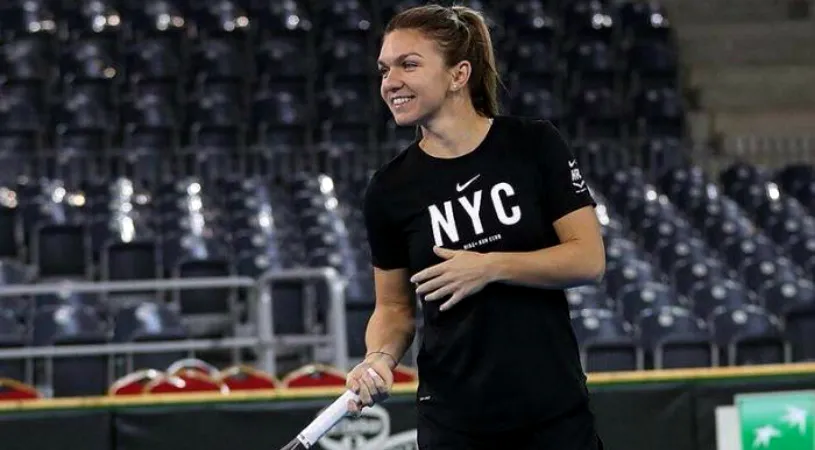 FOTO | Așa a îmbrăcat-o Nike pe Simona Halep la primul turneu după semnarea contractului