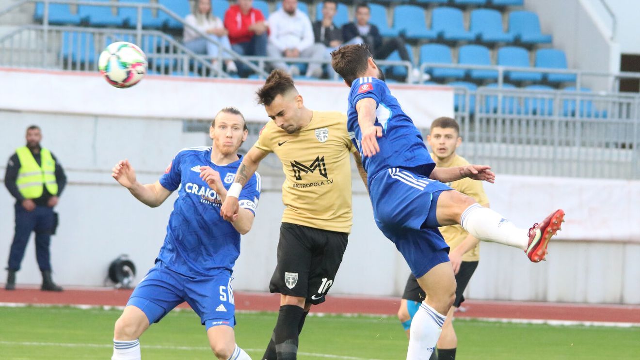 FC U Craiova - FC Voluntari 2-1, în etapa 26 din Superliga. Oltenii sunt la 5 puncte de play-off!