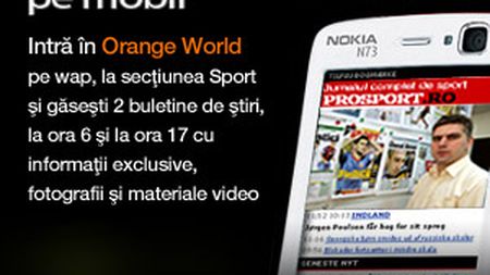 PRO SPORT Mobil pe telefonul tau Orange