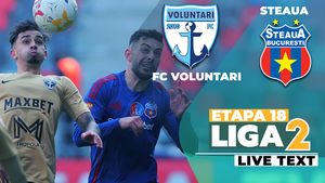 FC Voluntari învinge Steaua și face un pas important spre play-off. ”Militarii” lui Oprița încep anul cu eșec și ajung la trei înfrângeri consecutive