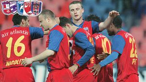 Steaua mai are 5 hopuri până la titlu