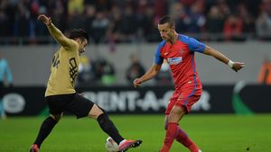 Repriză magică făcută de roș-albaștri. Steaua - Osmanlispor 2-1. Tamaș și Momcilovic au întors scorul în mai puțin de 20 de minute