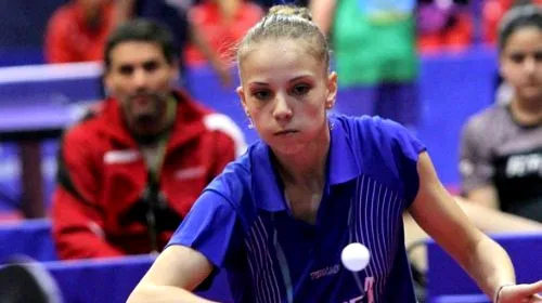 O româncă selecționată în echipa Europei la ITTF World Cadet Challenge. Adina Diaconu nu a pierdut nicio partidă contra Asia all-star team