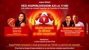 SuperLive Show începe la ora 17:00 pe canalele de Facebook și Youtube ale Superbet! Vino online și dialoghează de la distanță cu Ilie Dumitrescu și Gică Craioveanu!