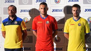 VIDEO | FRF a prezentat noul echipament al naționalei. În următorii patru ani, "tricolorii" vor fi îmbrăcați de Joma