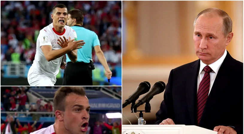 Au întrecut măsura! Shaqiri și Xhaka l-au iritat și pe Putin: gesturile celor doi fotbaliști au lovit Rusia în orgoliu