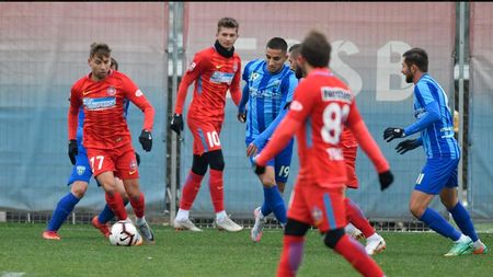 FCSB a disputat un meci amical în compania unei echipe din Liga a 3-a. Scorul final + "11-le" trimis în teren de Dică 