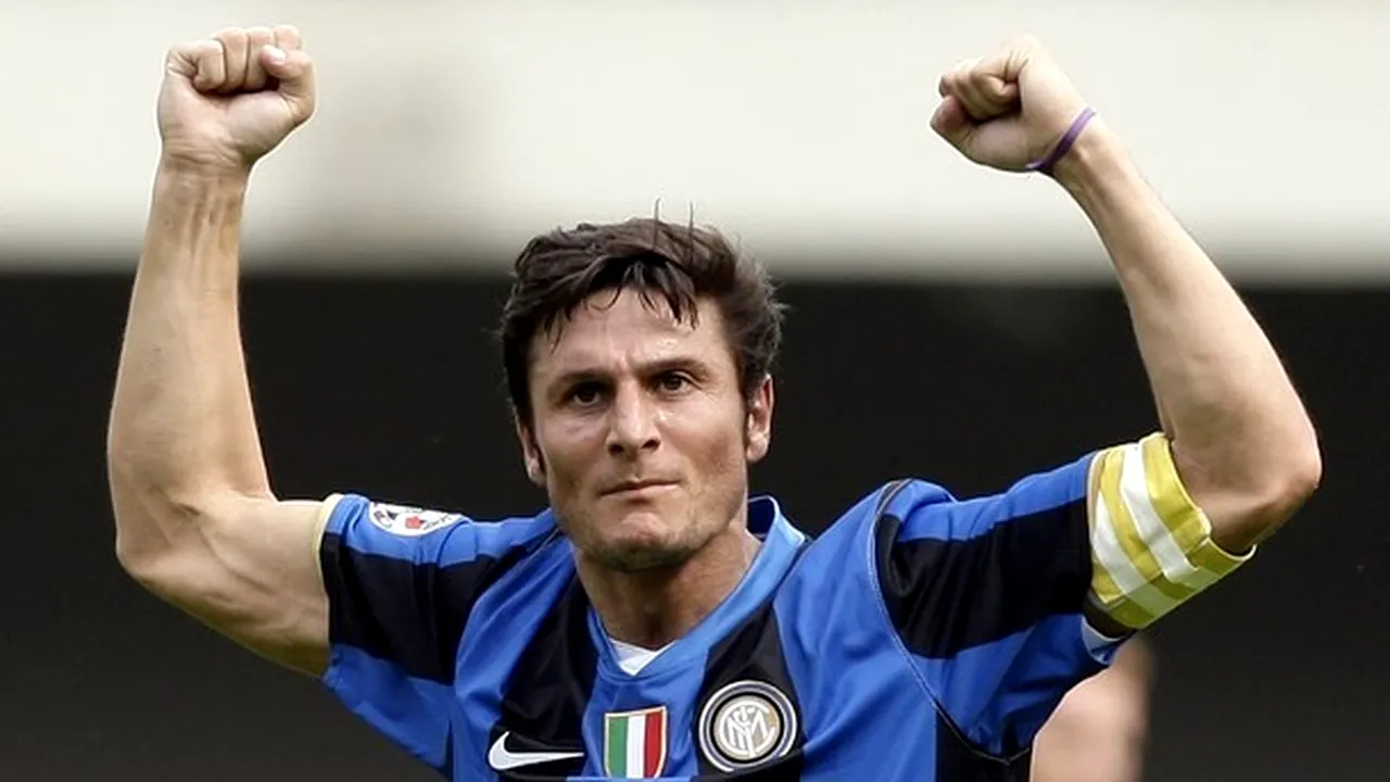 La aproape 40 de ani, Javier Zanetti a jucat meciul 1.100 din carieră! XYZ